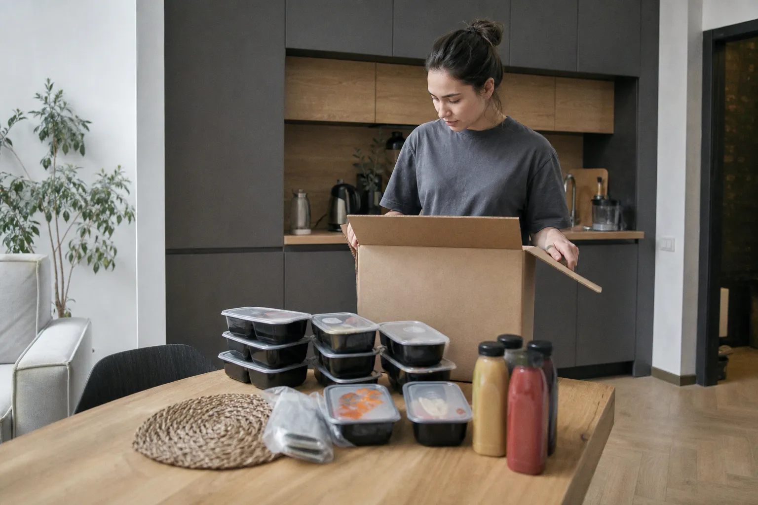 Рацион на неделю со скидкой больше половины: кэшбэк 55% на My Food в Ozon Банке